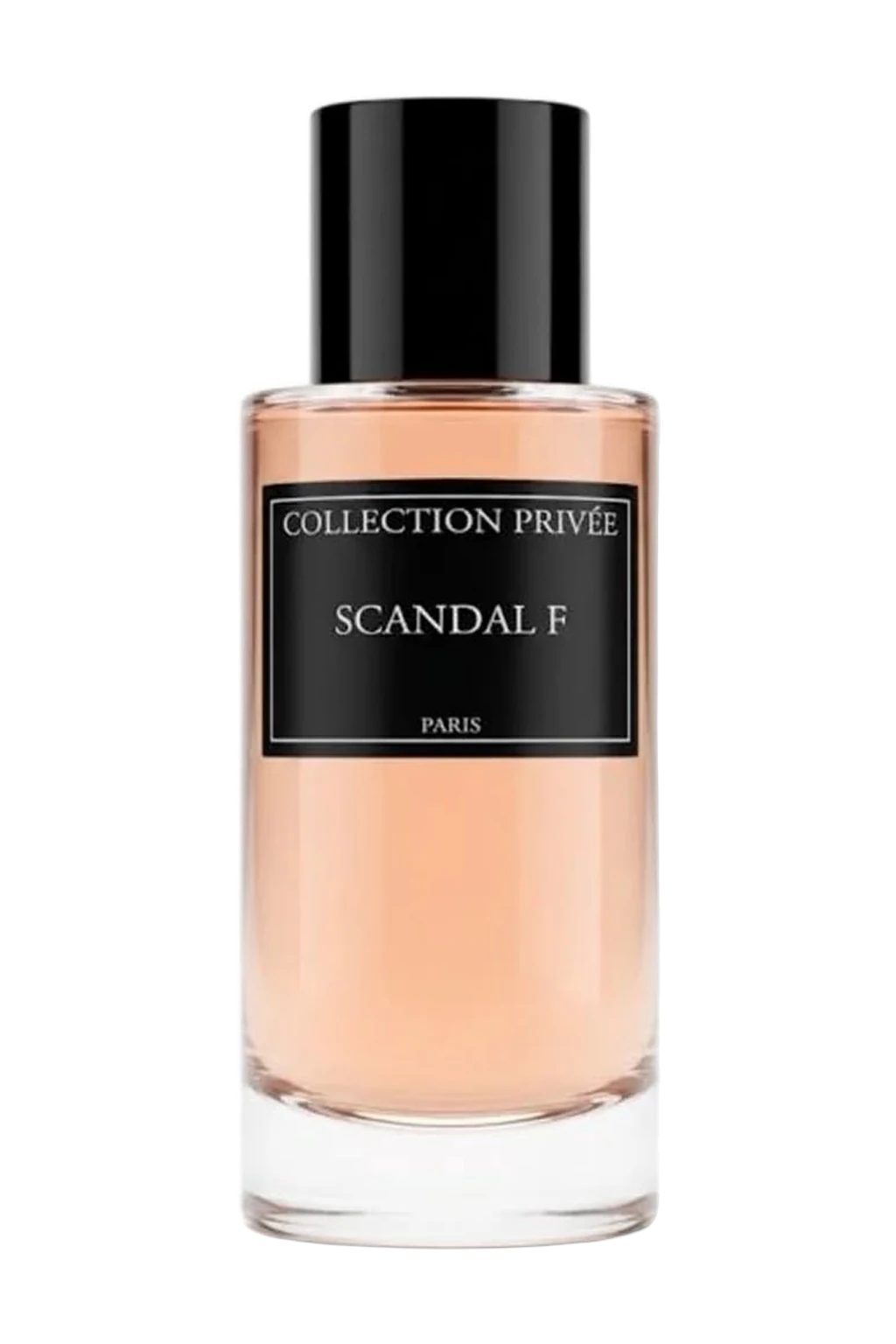 Flacon Scandal F sur un socle d’onyx crème veiné de miel